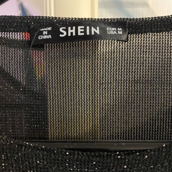 SHEIN sheer sparkly bodysuit - Picture 5 of 5